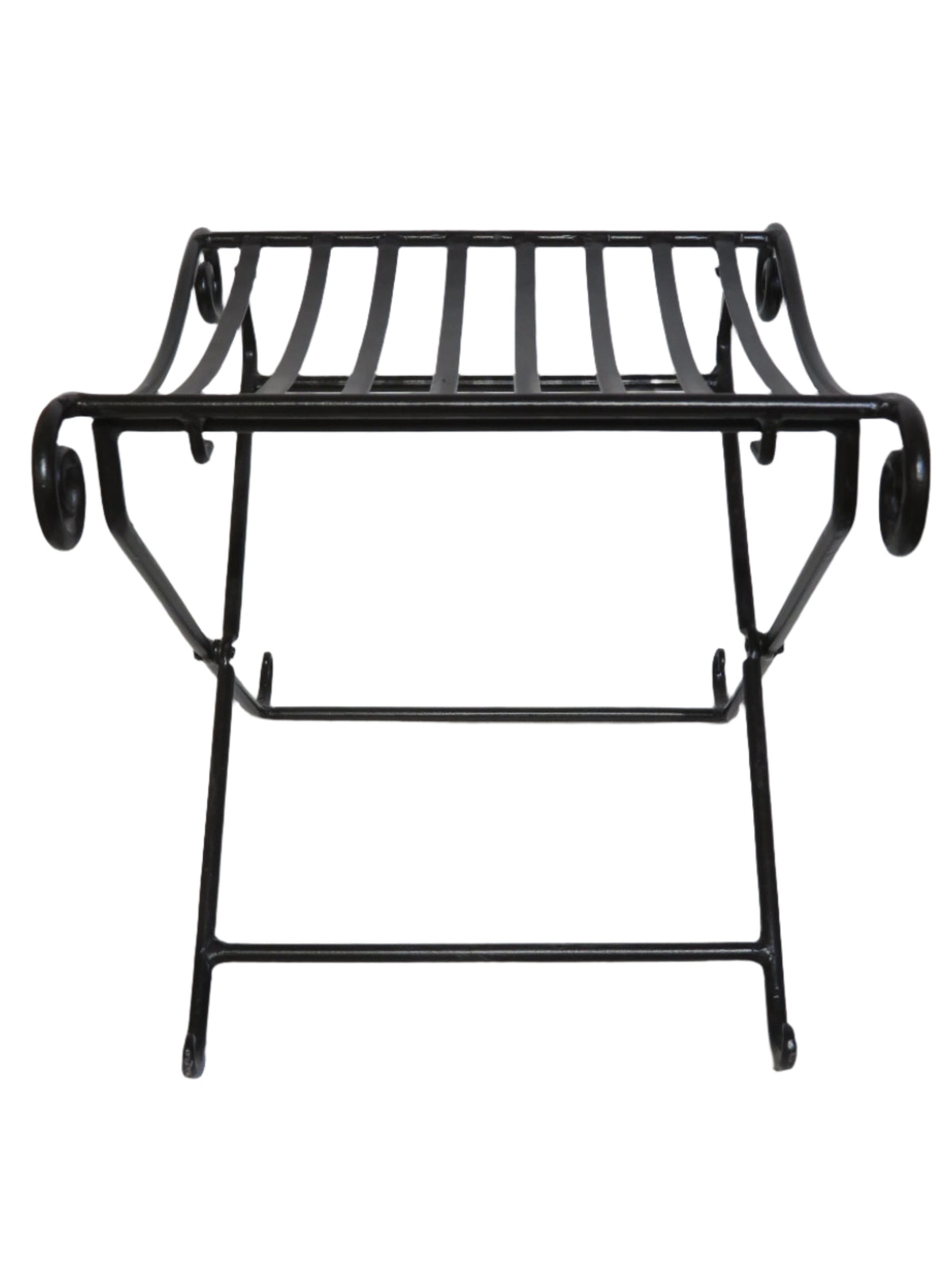 Folding Wrought Iron Stool