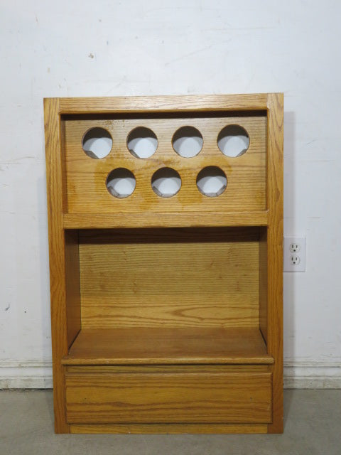 Solid Wood Wine Rack Cabinet