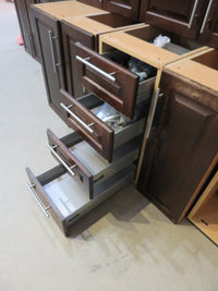 Brown Cabinet Set