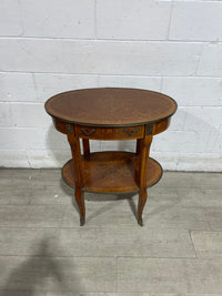 OVAL WOOD ACCENT TABLE