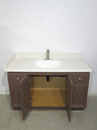 50" Brown Single Bathroom Vanity
