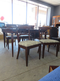 Dining Table with 4 Chairs and 3 Leaf Extensions