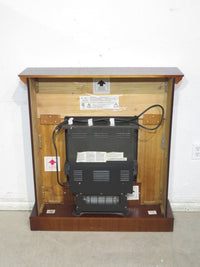 36" Cherry Mantel with Electric Fireplace