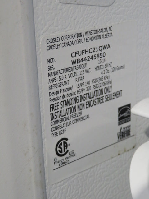 ANFCNA White Upright Freezer