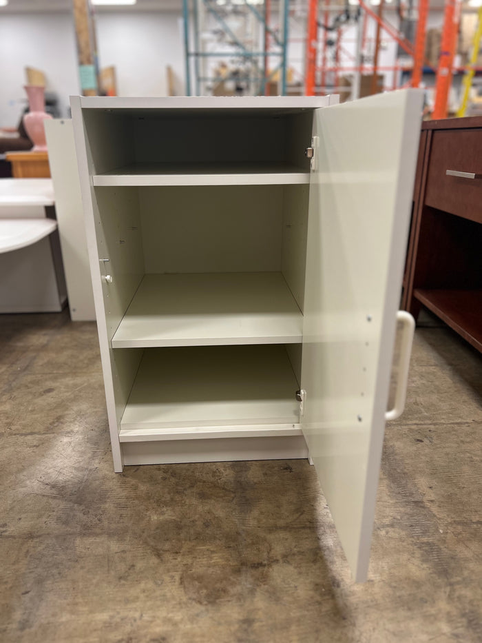 Small White Storage Cabinet