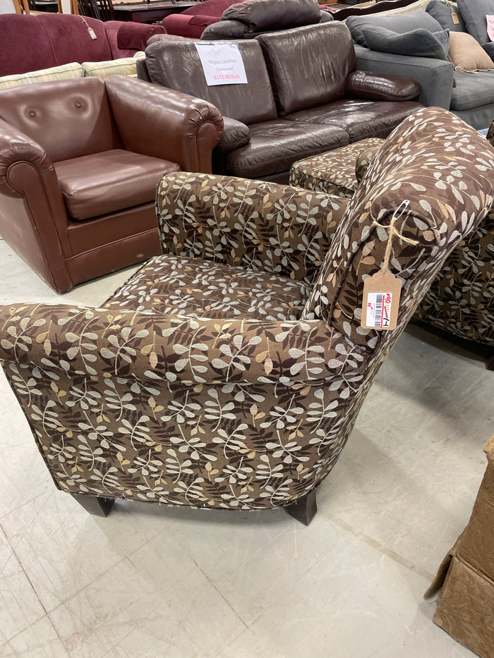 Leaf Pattern Armchair