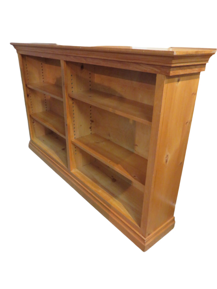 Pine Bookshelf with 4 Adjustable Shelves