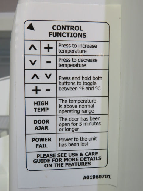 ANFCNA White Upright Freezer
