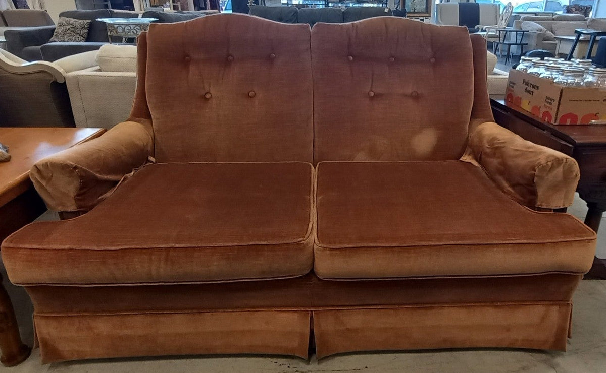 Mid-Century Marigold Loveseat