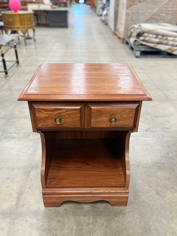 Small Light Brown Nightstand