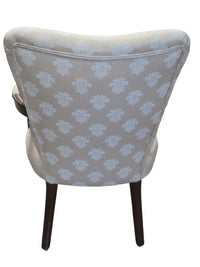 Beige Upholstered Accent Chair