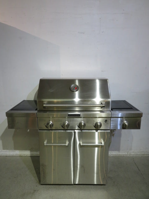 Stainless Steel KitchenAid Gas Four Burner Grill