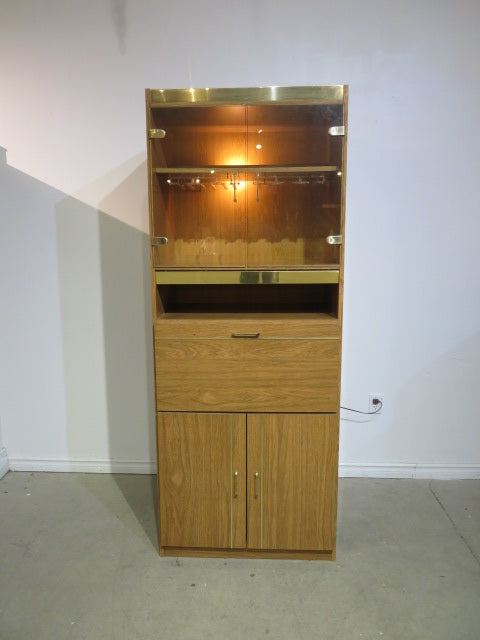 75" Crystal Storage Cabinet