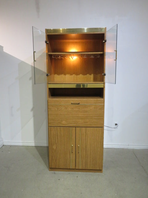 75" Crystal Storage Cabinet