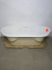 Acrylic Drop-in Center Drain Bathtub- White