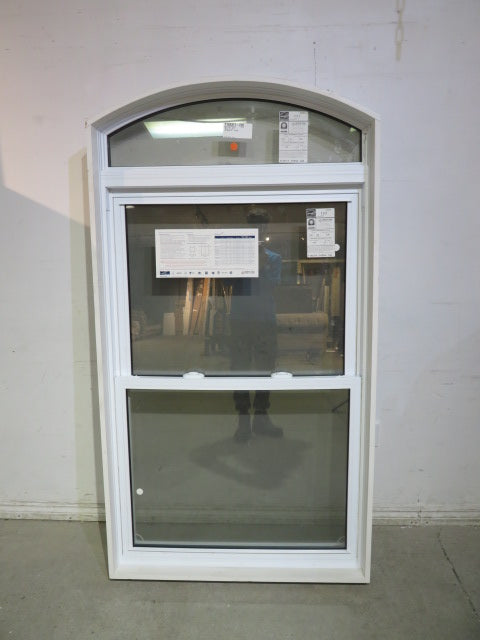 71" x 38 5/8" Half Arched Double Hung Window