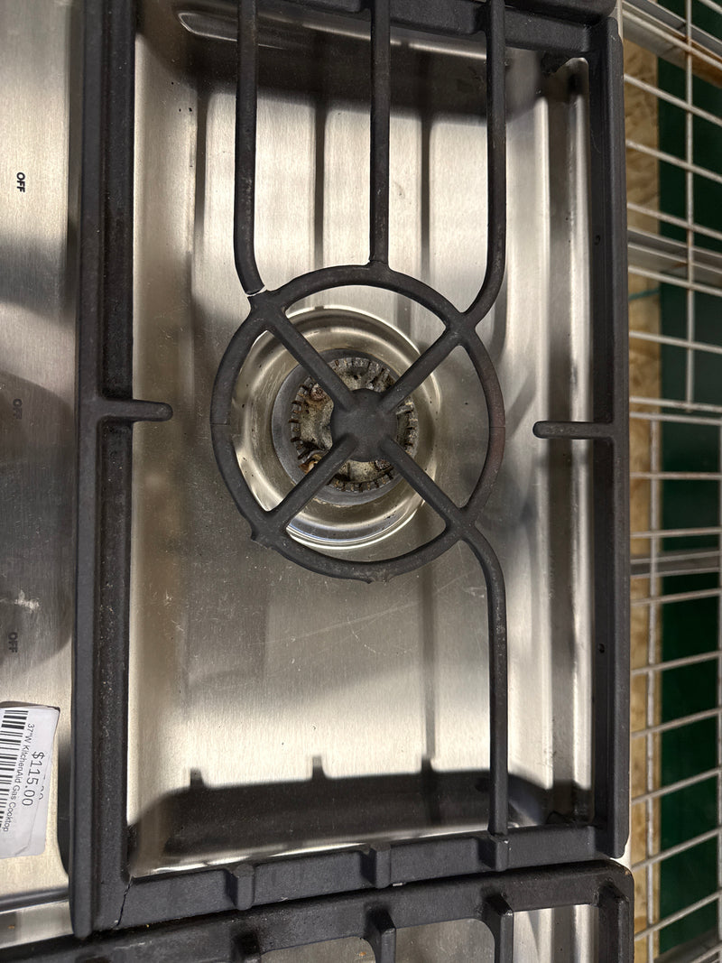 37"W KitchenAid Gas Cooktop
