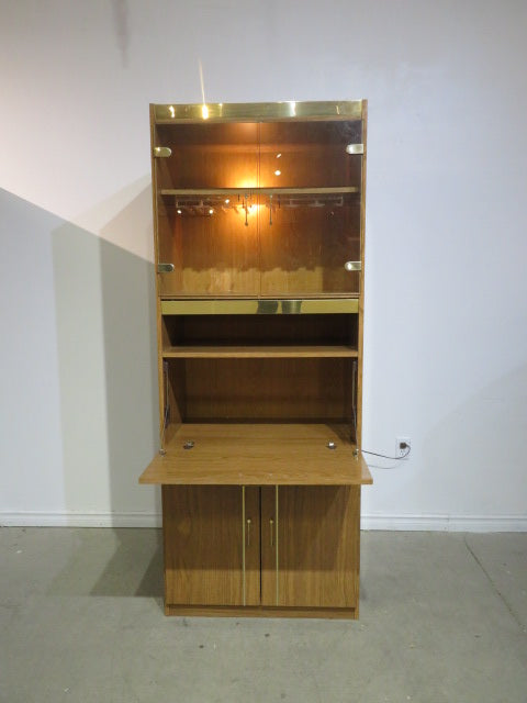 75" Crystal Storage Cabinet