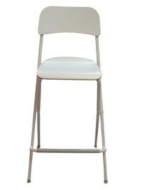 White Ikea Folding Bar Chair