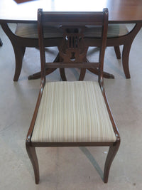 Duncan Phyfe Table with 6 Chairs