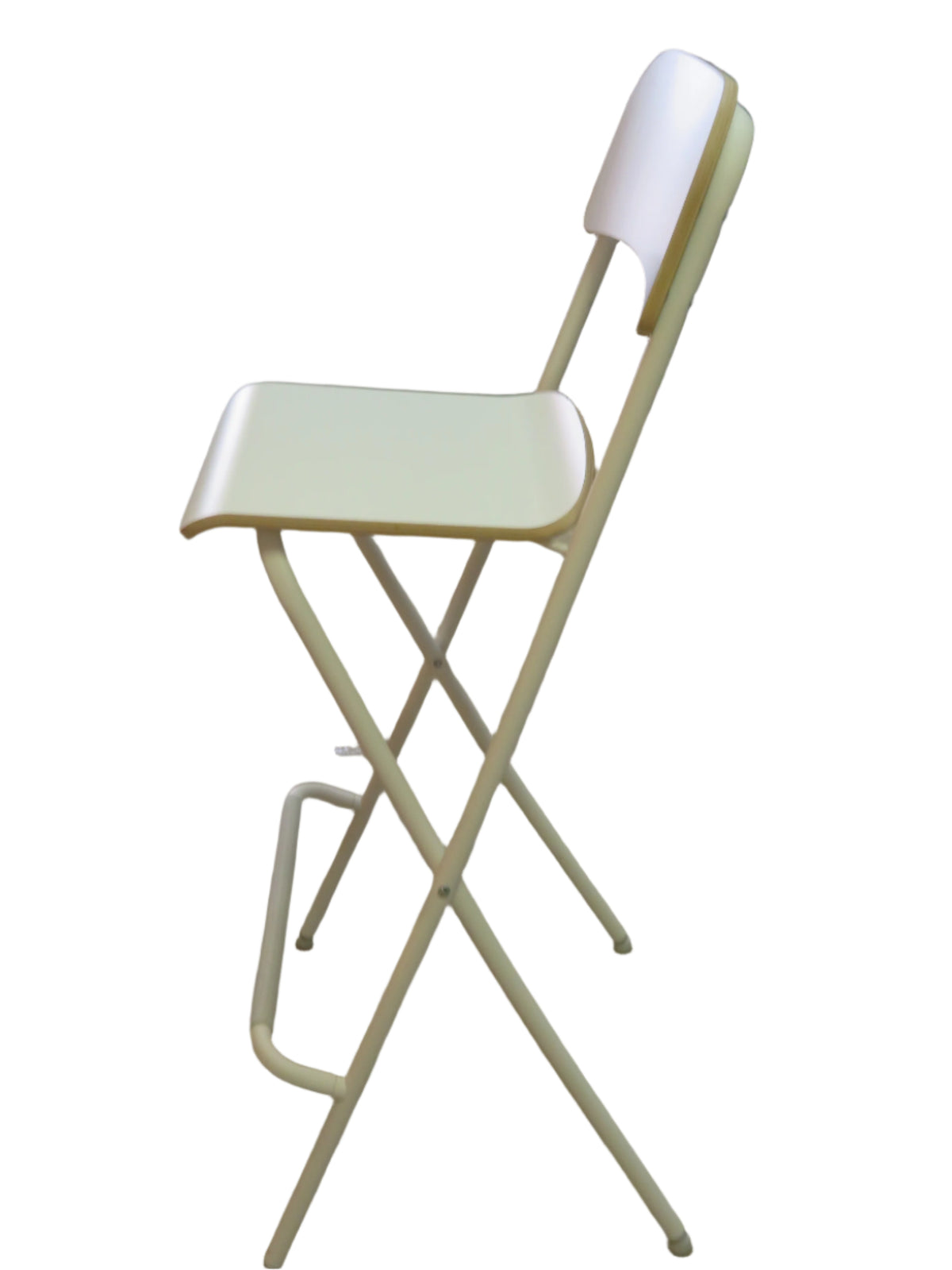 White Ikea Folding Bar Chair