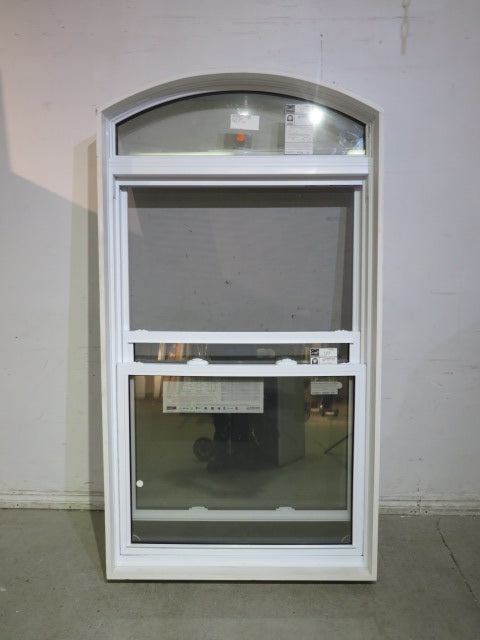 71" x 38 5/8" Half Arched Double Hung Window