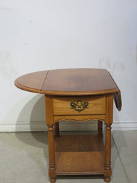 Side Table with Folding Leaf