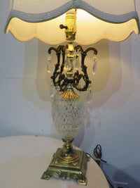 Lamp w/ Floral Shade