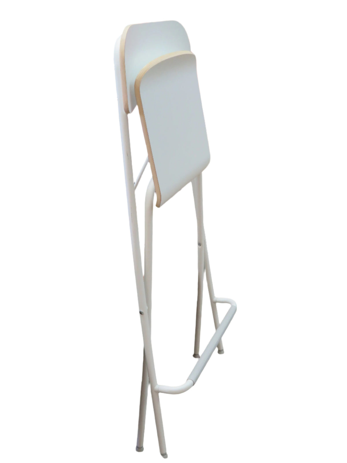 White Ikea Folding Bar Chair