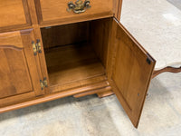 Light Brown Maple Hutch