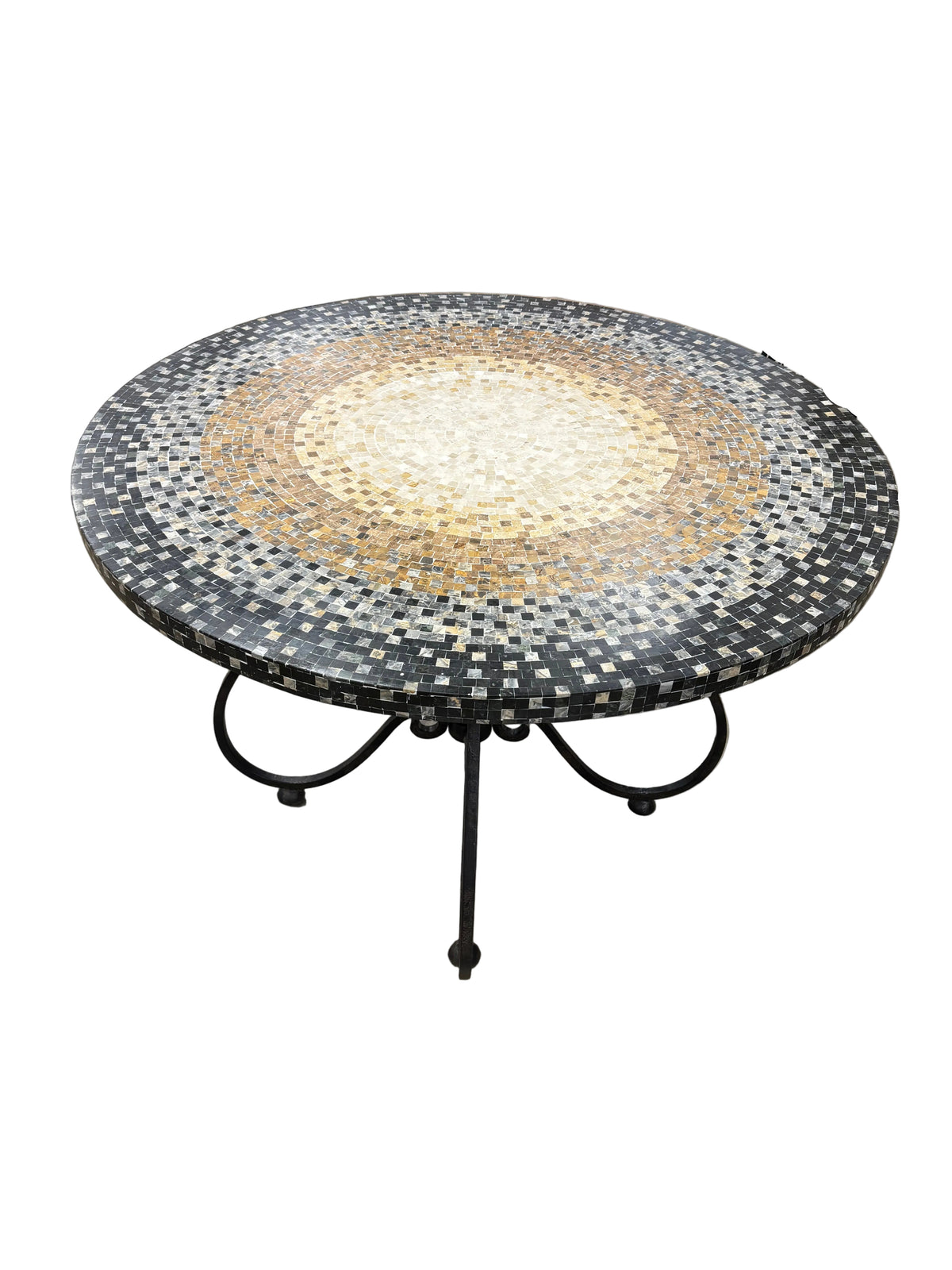 Round Mosaic Dining Table