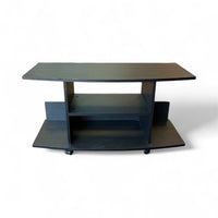Black TV Stand With Shelf