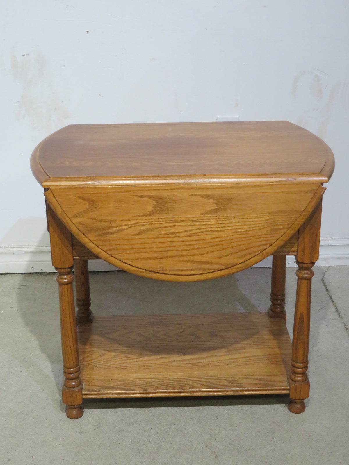 Side Table with Folding Leaf