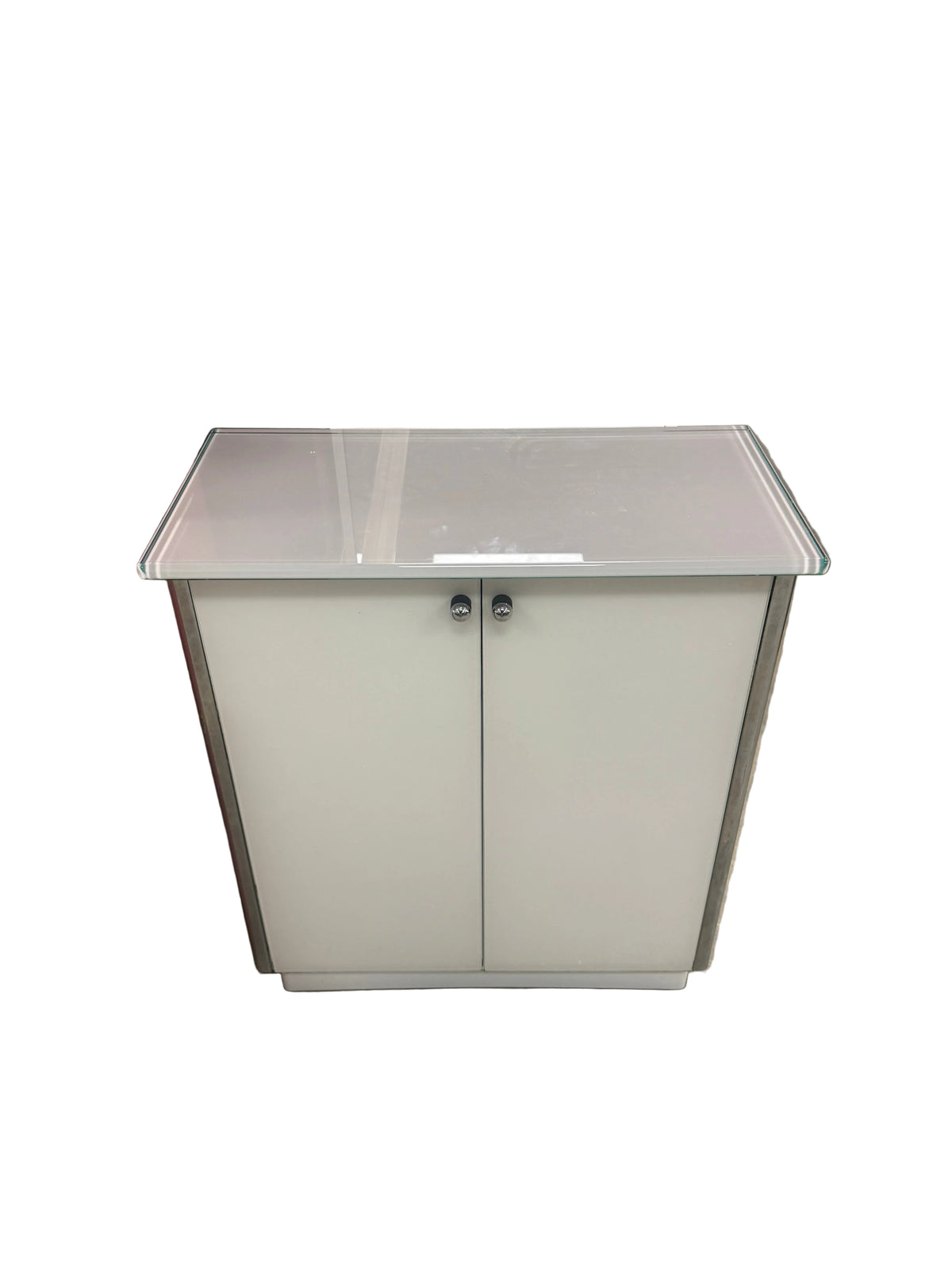 White Two-Toned Bathroom Cabinet
