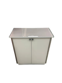 White Two-Toned Bathroom Cabinet