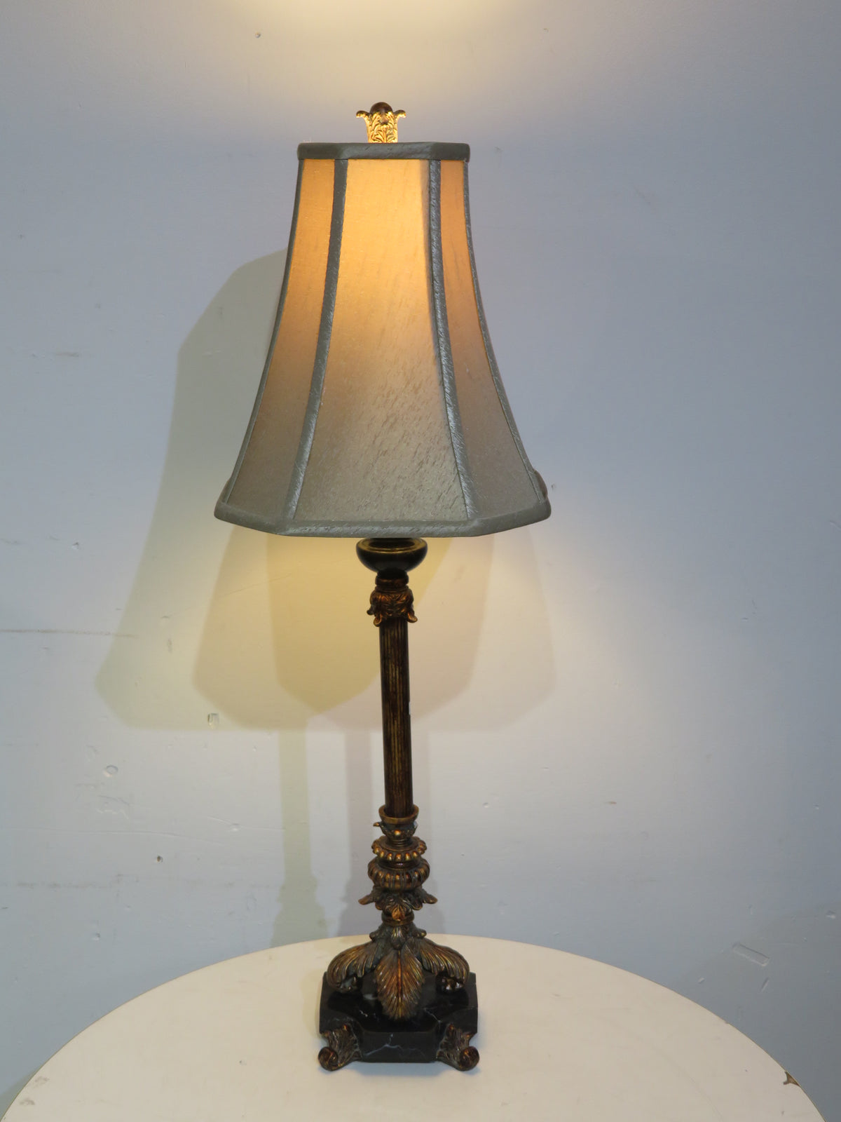 Vintage Lamp Black and Bronze