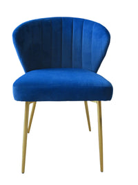 Blue Velvet Dining Chair