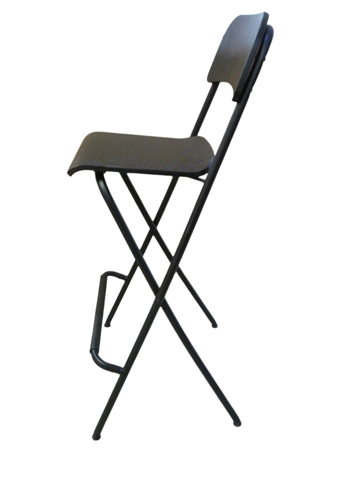 Black Ikea Folding Bar Chair
