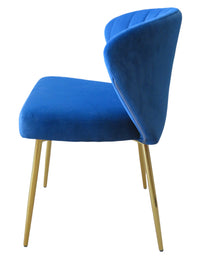 Blue Velvet Dining Chair
