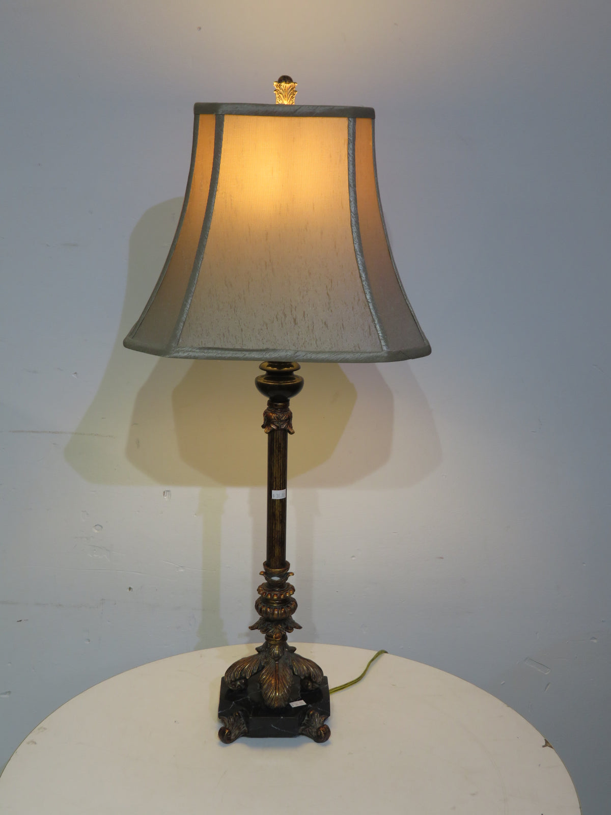 Vintage Lamp Black and Bronze