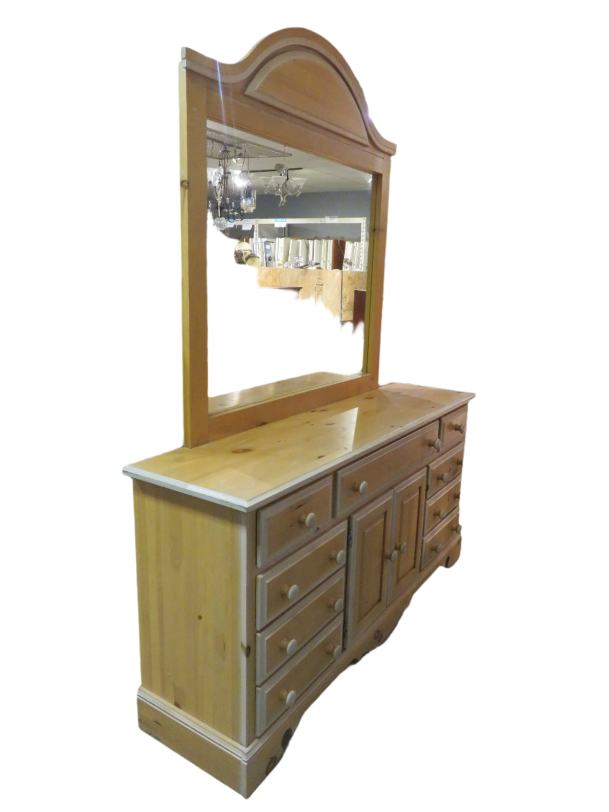 Dresser with Mirror and 11 Drawers