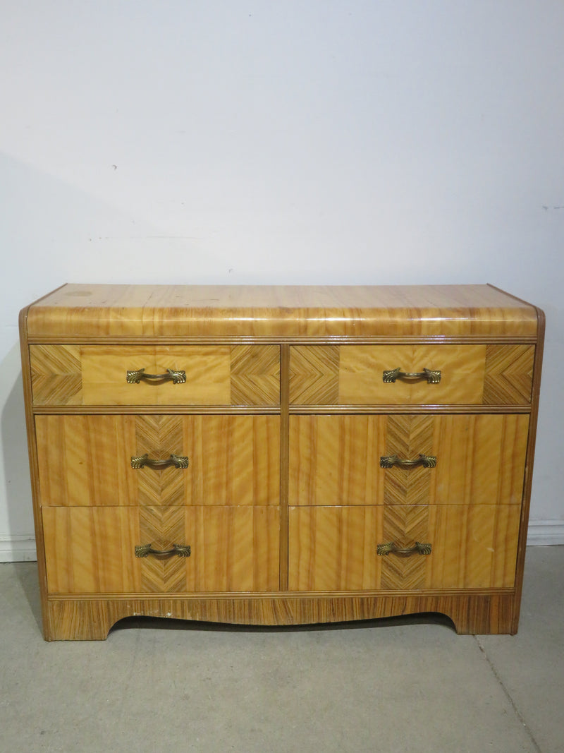 Antique Waterfall Sideboard