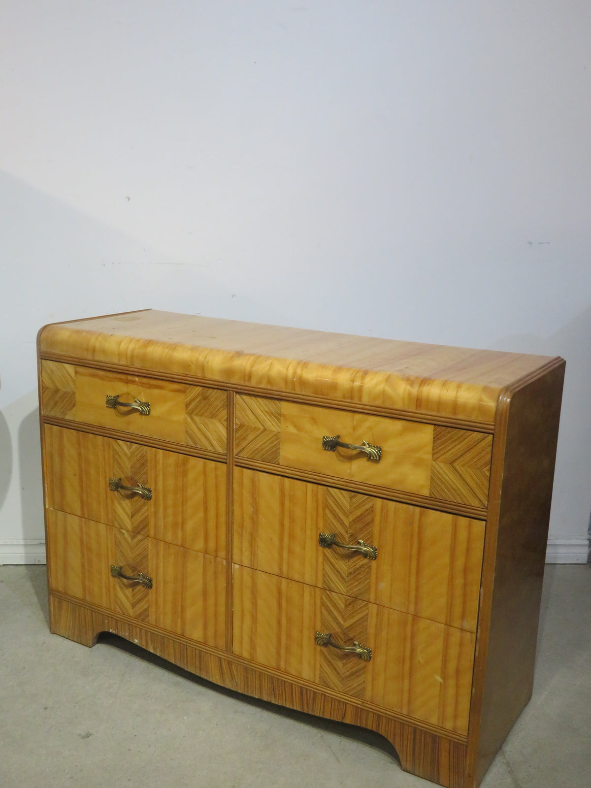 Antique Waterfall Sideboard