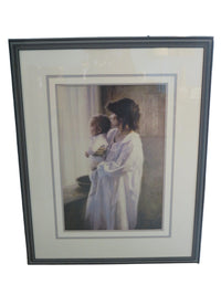 Mother and Son Framed Print