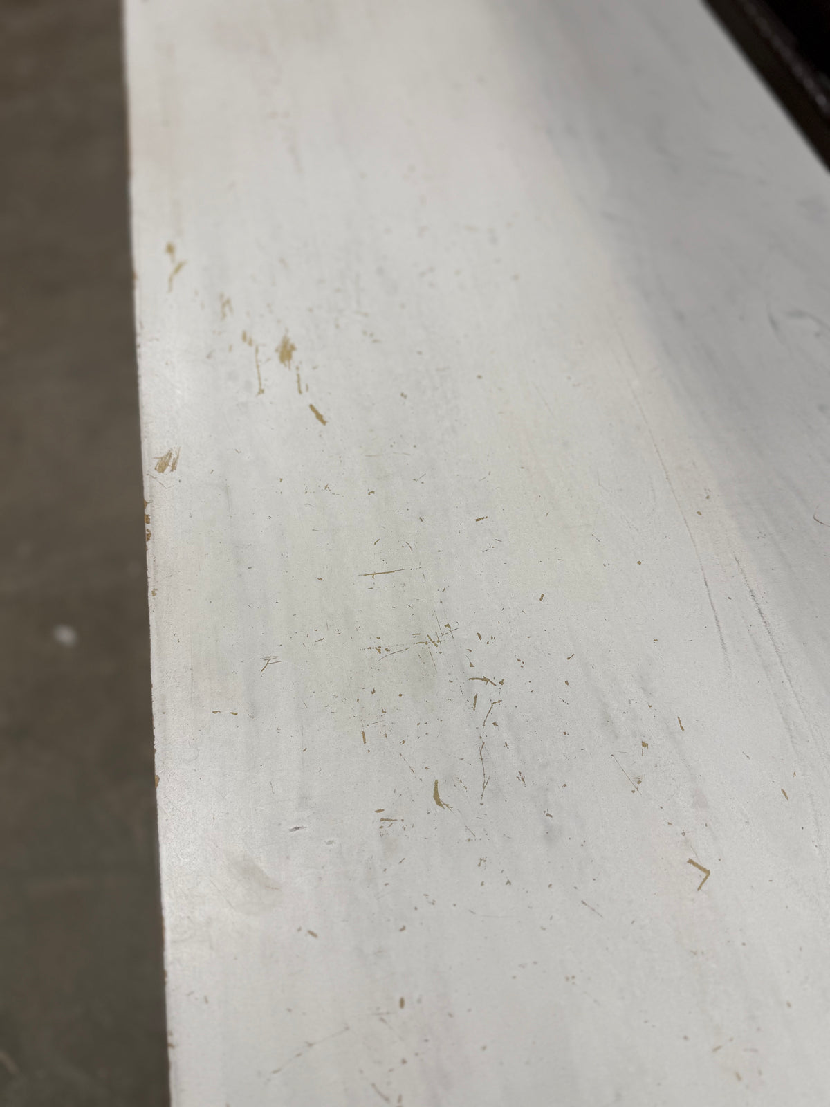 White Wooden Farmhouse Style Bench