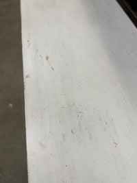 White Wooden Farmhouse Style Bench