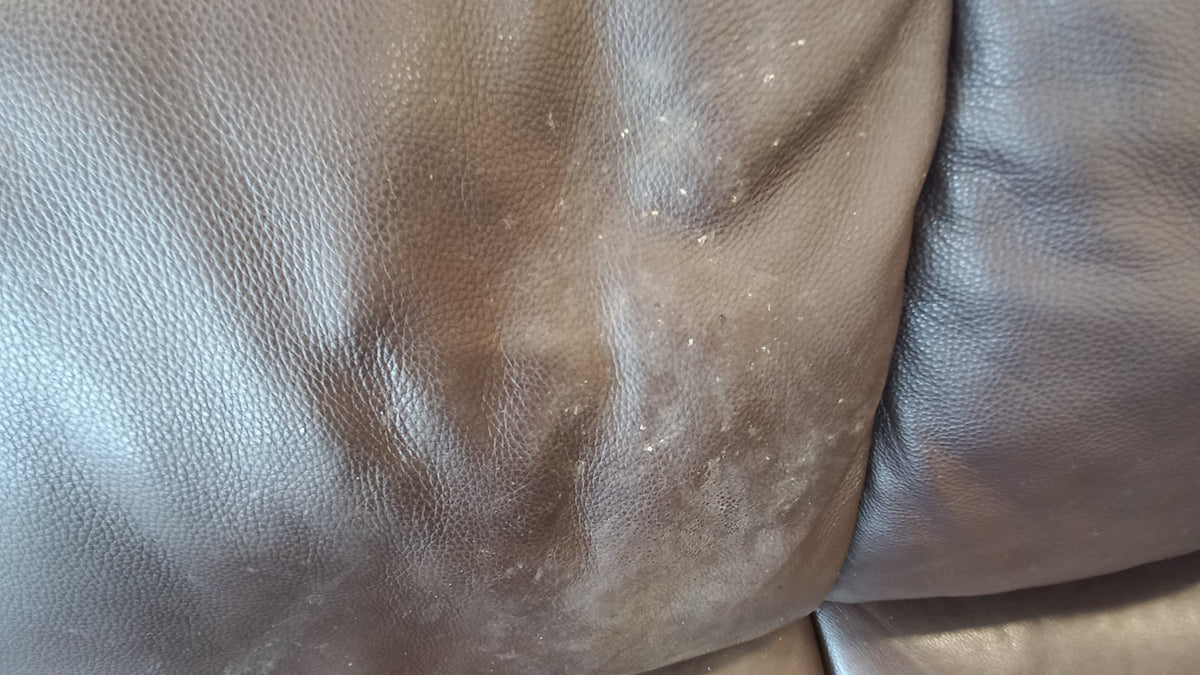 Brown Leather 2-Seater Sofa