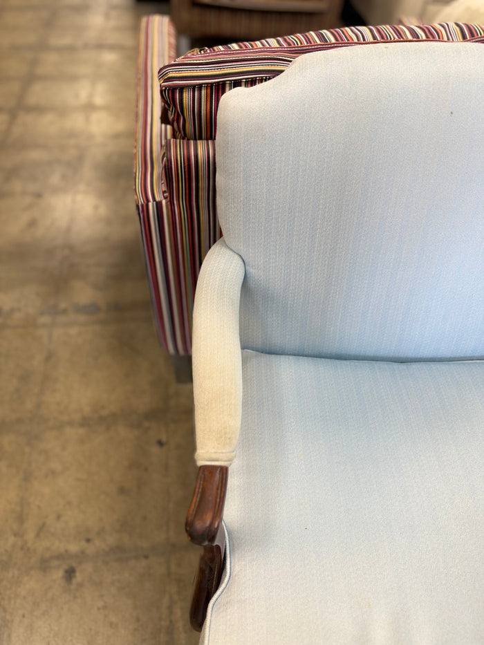 Small Light Sky Blue Armchair