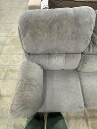 Grey Fabric 3-Seater Sofa
