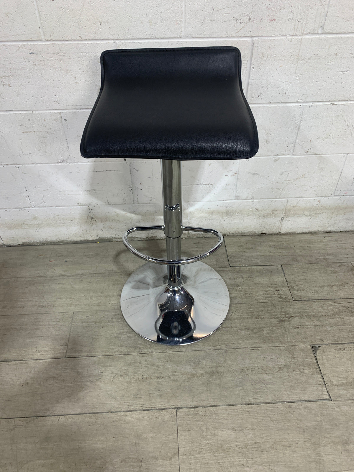 black padded Barstool